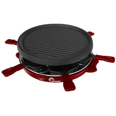 LITTLE BALANCE Cheese & Fun, Raclette Grill, 2 en 1, hasta 6 personas, sin PFAS, 800 W, Chile LITTLE BALANCE Cheese & Fun, Raclette Grill, 2 en 1, hasta 6 personas, sin PFAS, 800 W, Chile