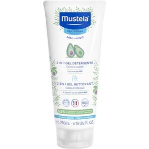 Mustela Gel Limpiador 2 en 1, Cuerpo y Cabello, para Bebés, Niños, Apto para Toda la Familia Cómodo para Usar Fuera de Casa, 95% Ingredientes de Origen Natural (200ml) Mustela Gel Limpiador 2 en 1, Cuerpo y Cabello, para Bebés, Niños, Apto para Toda la Familia Cómodo para Usar Fuera de Casa, 95% Ingredientes de Origen Natural (200ml)