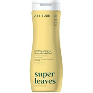 Attitude Clarifying Hair Shampoo EWG Verified, Restores Shine, Naturally Derived Ingredients, Vegan and Plant Based, Lemon Leaves and White Tea, 473 ml Attitude Clarifying Hair Shampoo EWG Verified, Restores Shine, Naturally Derived Ingredients, Vegan and Plant Based, Lemon Leaves and White Tea, 473 ml