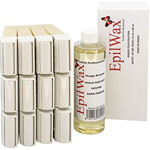 EpilWax Kit de reposición con: 12 cartuchos Vanilla Roll-on, 1 paquete de 100 tiras no tejidas para la depilación y 1 botella de 250 ml de aceite neutro para después de la depilación (Vanilla) EpilWax Kit de reposición con: 12 cartuchos Vanilla Roll-on, 1 paquete de 100 tiras no tejidas para la depilación y 1 botella de 250 ml de aceite neutro para después de la depilación (Vanilla)
