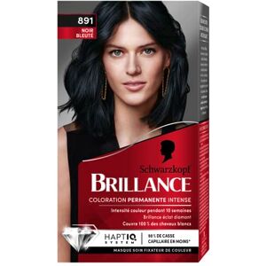 Schwarzkopf Brillance – Coloración permanente, colección Éclat de Nuit, color negro azulado 891 Schwarzkopf Brillance – Coloración permanente, colección Éclat de Nuit, color negro azulado 891