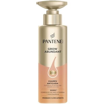 Pantene Grow Abundant Champú Anticaída 290ml. Cabello Más Fuerte, Largo y Denso en 8 Semanas. Fortalece el Anclaje y Mejora Su Resistencia. Con 900 mg de Complejo Pro-Vitamina + Niacinamida Pantene Grow Abundant Champú Anticaída 290ml. Cabello Más Fuerte, Largo y Denso en 8 Semanas. Fortalece el Anclaje y Mejora Su Resistencia. Con 900 mg de Complejo Pro-Vitamina + Niacinamida