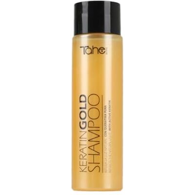 Tahe Keratin Gold Champú con Queratina Pura y Oro Líquido con Aporte Extra de Suavidad y Volumen (300 ml) Tahe Keratin Gold Champú con Queratina Pura y Oro Líquido con Aporte Extra de Suavidad y Volumen (300 ml)