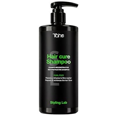 Tahe Styling Lab Champú reconstructor Hair Cure que repara y refuerza la fibra capilar con Tecnología Dual Plex (750 ml) Tahe Styling Lab Champú reconstructor Hair Cure que repara y refuerza la fibra capilar con Tecnología Dual Plex (750 ml)