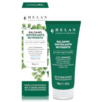 Helan Capelvenere Acondicionador Desenredante Nutritivo para Todo Tipo de Cabello, Acondiciona y Nutre con Remolacha Bio y Aguacate Proteccion Natural Desenredante, Made in Italy, 100 ml Helan Capelvenere Acondicionador Desenredante Nutritivo para Todo Tipo de Cabello, Acondiciona y Nutre con Remolacha Bio y Aguacate Proteccion Natural Desenredante, Made in Italy, 100 ml