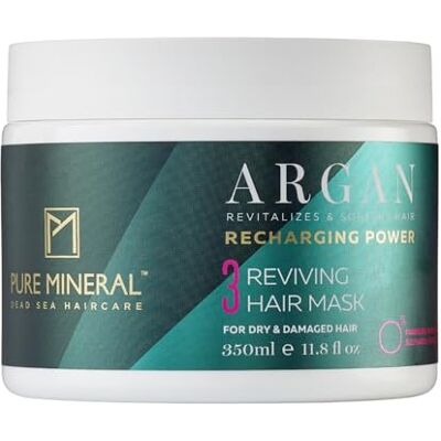 Pure Mascarilla Reparadora de Argán - Nutrición Profunda para Cabello Seco Pure Mascarilla Reparadora de Argán - Nutrición Profunda para Cabello Seco