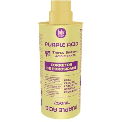 Lola From Rio Purple Acid Corrector De Porosidade 250ml Lola From Rio Purple Acid Corrector De Porosidade 250ml