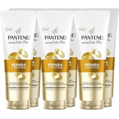Pantene Pro-V Repara y Protege Acondicionador 6x160ml para Pelo Débil, Seco y Dañado. Acondicionador Ligero Diario, Aspecto No Graso. Active Nutri-Plex Pantene Pro-V Repara y Protege Acondicionador 6x160ml para Pelo Débil, Seco y Dañado. Acondicionador Ligero Diario, Aspecto No Graso. Active Nutri-Plex