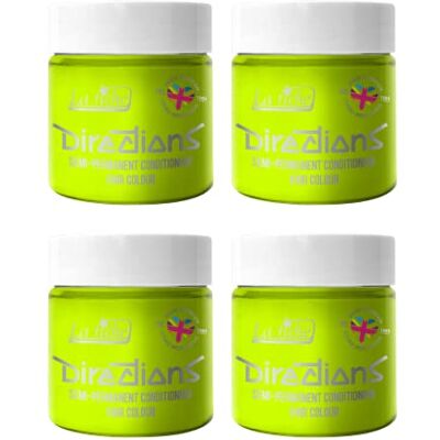 La Riche 4 x Directions Semi-Permanent Hair Color Bote de 100 ml (Fluorescent Lime) La Riche 4 x Directions Semi-Permanent Hair Color Bote de 100 ml (Fluorescent Lime)