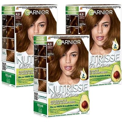 Color de Pelo Garnier Nutrisse Cappuccino - Duradero, Nutritivo, Fácil de Usar Color de Pelo Garnier Nutrisse Cappuccino - Duradero, Nutritivo, Fácil de Usar