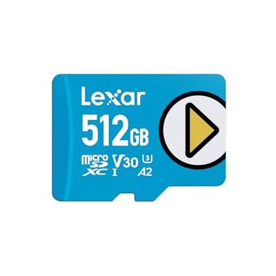 Lexar Tarjeta Micro SD de 512GB, Tarjeta microSDXC UHS-I, Lectura de hasta 160MB/s, Clase 10, U3, V30, A2, Video 4K, para Switch, Dispositivos de Juegos portátiles, Smartphones Lexar Tarjeta Micro SD de 512GB, Tarjeta microSDXC UHS-I, Lectura de hasta 160MB/s, Clase 10, U3, V30, A2, Video 4K, para Switch, Dispositivos de Juegos portátiles, Smartphones