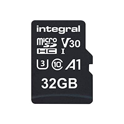 Integral Pack Doble de Tarjetas microSD 32GB, Alta Velocidad, vídeo 4K, hasta 100MB/s Lectura y 30MB/s Escritura, UHS-I, U3, V30, Clase 10, A1 – para móviles, Tablets, Drones y Consolas. Integral Pack Doble de Tarjetas microSD 32GB, Alta Velocidad, vídeo 4K, hasta 100MB/s Lectura y 30MB/s Escritura, UHS-I, U3, V30, Clase 10, A1 – para móviles, Tablets, Drones y Consolas.