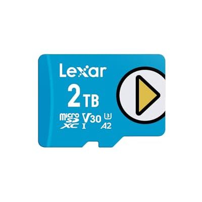 Lexar Tarjeta Micro SD de 2TB, Tarjeta microSDXC UHS-I, Lectura de hasta 160MB/s, Clase 10, U3, V30, A2, Video 4K, para Switch, Dispositivos de Juegos portátiles, Smartphones Lexar Tarjeta Micro SD de 2TB, Tarjeta microSDXC UHS-I, Lectura de hasta 160MB/s, Clase 10, U3, V30, A2, Video 4K, para Switch, Dispositivos de Juegos portátiles, Smartphones