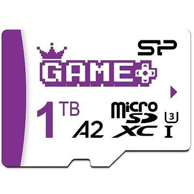 Silicon Power 1TB Superior Gaming Micro SDXC UHS-I (U3), V30 4K A2, Tarjeta MicroSD de Alta Velocidad con Adaptador, diseño para Steam Deck, ROG Ally y Nintendo-Switch Silicon Power 1TB Superior Gaming Micro SDXC UHS-I (U3), V30 4K A2, Tarjeta MicroSD de Alta Velocidad con Adaptador, diseño para Steam Deck, ROG Ally y Nintendo-Switch