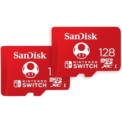 Tarjeta microSDXC Sandisk 128GB 2-Pack - Nintendo Switch Tarjeta microSDXC Sandisk 128GB 2-Pack - Nintendo Switch