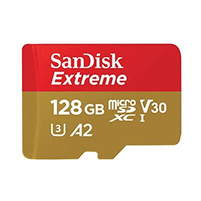 SanDisk Extreme Tarjeta Micro SDXC 128GB + adaptador SD, (Para teléfonos inteligentes, cámaras de acción, drones) V30, hasta 190 MB/s, RescuePRO Deluxe, A2 C10 U3 UHS-I, SanDisk Extreme Tarjeta Micro SDXC 128GB + adaptador SD, (Para teléfonos inteligentes, cámaras de acción, drones) V30, hasta 190 MB/s, RescuePRO Deluxe, A2 C10 U3 UHS-I,