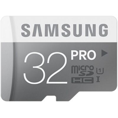 Samsung Pro Tarjeta de Memoria Micro SDHC de 32 GB (UHS -I Grade 1, Clase 10, 90 MB/s, con Adaptador SD) Samsung Pro Tarjeta de Memoria Micro SDHC de 32 GB (UHS -I Grade 1, Clase 10, 90 MB/s, con Adaptador SD)