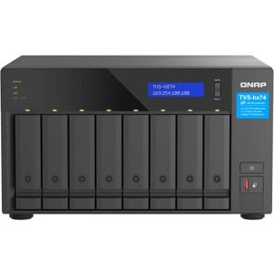 QNAP TVS-h874-i5-32G Procesador Intel Core i5, 32 GB de RAM, NAS de expansión PCIe Gen 4 para Aplicaciones de virtualización QNAP TVS-h874-i5-32G Procesador Intel Core i5, 32 GB de RAM, NAS de expansión PCIe Gen 4 para Aplicaciones de virtualización