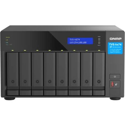 QNAP TvS-H874 Server Nas 8 Alloggiamenti Sata 6gb/s QNAP TvS-H874 Server Nas 8 Alloggiamenti Sata 6gb/s