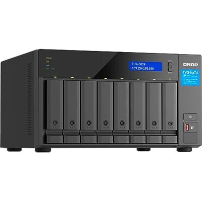QNAP TvS-H874 Nas Tower Eingebauter EtherneT-Anschluss Schwarz (tvS-H874-I7-32g) QNAP TvS-H874 Nas Tower Eingebauter EtherneT-Anschluss Schwarz (tvS-H874-I7-32g)