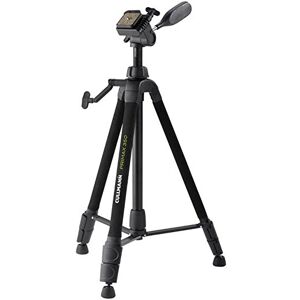 Cullmann PRIMAX 350 Trípode de cremallera con cabezal de 3 direcciones (tamaño plegado 56 cm, altura máxima 135.5 cm, máxima carga 3 kg) color negro Cullmann PRIMAX 350 Trípode de cremallera con cabezal de 3 direcciones (tamaño plegado 56 cm, altura máxima 135.5 cm, máxima carga 3 kg) color negro