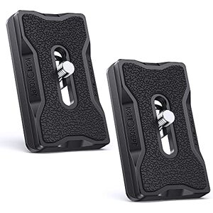 K&F CONCEPT 2 Pack Placa de Liberación para Cámara con Rosca de 1/4" a 3/8", Placa de Zapata Universal para Trípode de Cámara Compatible con el Estándar Arca-Swiss K&F CONCEPT 2 Pack Placa de Liberación para Cámara con Rosca de 1/4" a 3/8", Placa de Zapata Universal para Trípode de Cámara Compatible con el Estándar Arca-Swiss