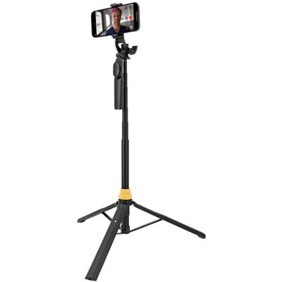 ayex Palo selfie trípode 160 cm Bluetooth disparador remoto soporte teléfono móvil 3 vías inclinación 1/4 pulgadas conector para smartphone cámara Vlog viaje ayex Palo selfie trípode 160 cm Bluetooth disparador remoto soporte teléfono móvil 3 vías inclinación 1/4 pulgadas conector para smartphone cámara Vlog viaje