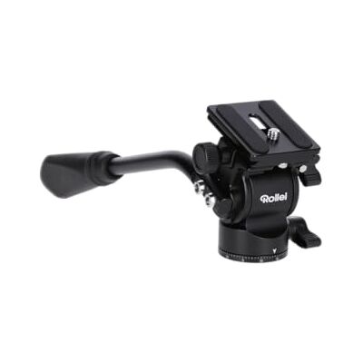 Rollei Cabezal de trípode V5I Video para Movimientos Ligeros y Suaves, Ideal para Usar en trípodes monopie Cuando se mueven Objetos filem. Rollei Cabezal de trípode V5I Video para Movimientos Ligeros y Suaves, Ideal para Usar en trípodes monopie Cuando se mueven Objetos filem.