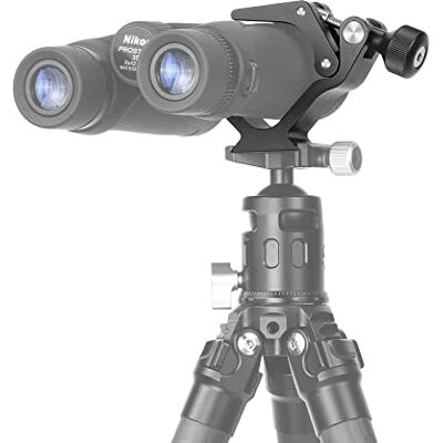Sunwayfoto CC-09 Adaptador Universal de trípode Binocular con Adaptador Arca Swiss para Todos los trípodes de 1/4 y 3/8 Sunwayfoto CC-09 Adaptador Universal de trípode Binocular con Adaptador Arca Swiss para Todos los trípodes de 1/4 y 3/8