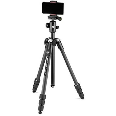 Manfrotto Element MII Trípode de Viaje de Carbono con Cabezal Esférico y Bluetooth para Smartphone y Cámaras Compactas, CSC, DSLR, Accesorios de Fotografía, Creación de Contenidos, Vlogs Manfrotto Element MII Trípode de Viaje de Carbono con Cabezal Esférico y Bluetooth para Smartphone y Cámaras Compactas, CSC, DSLR, Accesorios de Fotografía, Creación de Contenidos, Vlogs