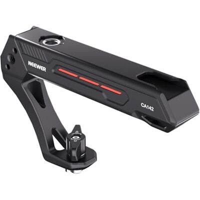 NEEWER BÁSICO Top Handle Cámara Ligera con 3/8" Pin para ARRI, Resistente Jaula Plástica Empuñadura Handle Grip w/ 1/4" 3/8" Agujeros Tornillo & Zapata Fría para Luz Video Mic, Carga Máx 10kg, CA142 NEEWER BÁSICO Top Handle Cámara Ligera con 3/8" Pin para ARRI, Resistente Jaula Plástica Empuñadura Handle Grip w/ 1/4" 3/8" Agujeros Tornillo & Zapata Fría para Luz Video Mic, Carga Máx 10kg, CA142