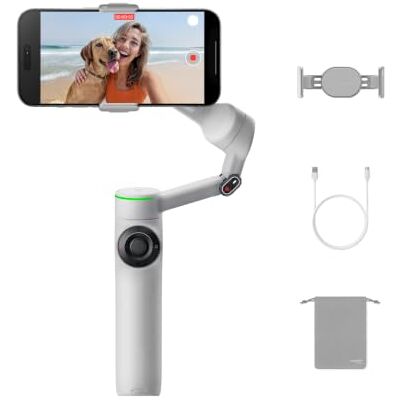 Insta360 Flow 2 Pro Gris Gimbal para teléfonos con IA con Apple DockKit, seguimiento panorámico de 360º, inclinación libre, trípode/selfie stick integrado y estabilizador portátil para vlogs/viajes. Insta360 Flow 2 Pro Gris Gimbal para teléfonos con IA con Apple DockKit, seguimiento panorámico de 360º, inclinación libre, trípode/selfie stick integrado y estabilizador portátil para vlogs/viajes.