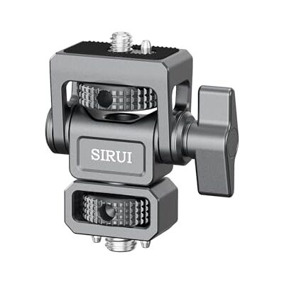 Sirui Soporte para Monitor de Cámara con Soporte de Pasador de Localización ARRI de 3/8"-16, Soporte Giratorio de 360° e Inclinación de 180° Ajustable para Monitor de 5" y 7", Am-MTA Sirui Soporte para Monitor de Cámara con Soporte de Pasador de Localización ARRI de 3/8"-16, Soporte Giratorio de 360° e Inclinación de 180° Ajustable para Monitor de 5" y 7", Am-MTA