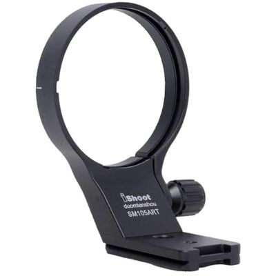 iShoot Anillo de montaje de trípode para collar de lente de 82 mm compatible con Sigma 100-400 mm f/5-6.3 DG DN OS y 105 mm f/1.4 DG HSM Art, soporte de lente integrado Arca-Swiss Fit placa de iShoot Anillo de montaje de trípode para collar de lente de 82 mm compatible con Sigma 100-400 mm f/5-6.3 DG DN OS y 105 mm f/1.4 DG HSM Art, soporte de lente integrado Arca-Swiss Fit placa de