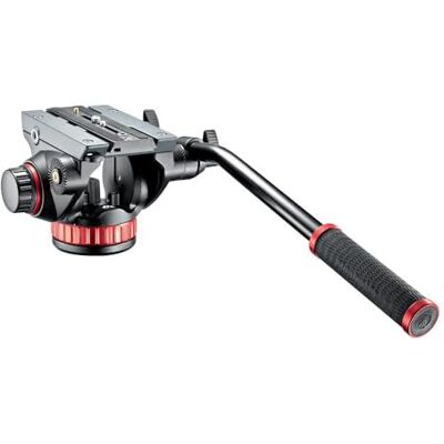 Manfrotto MVH502AH Cabezal de Video con Base Plana y Palanca Fija, Cabeza para Cámaras de Video Compactas y Cámaras DSLR para Filmación, Creación de Contenidos, Vlogging, Transmisión en Vivo Manfrotto MVH502AH Cabezal de Video con Base Plana y Palanca Fija, Cabeza para Cámaras de Video Compactas y Cámaras DSLR para Filmación, Creación de Contenidos, Vlogging, Transmisión en Vivo