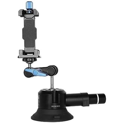 Sirui Soporte de Ventosa para Cámara con Brazo Mágico, Aluminio para dji Osmo Action/Procket, para Insta360 X3, Soporte de Cabeza de Bola, Rotación de 360° con Soporte para Celular- MA-SC Sirui Soporte de Ventosa para Cámara con Brazo Mágico, Aluminio para dji Osmo Action/Procket, para Insta360 X3, Soporte de Cabeza de Bola, Rotación de 360° con Soporte para Celular- MA-SC
