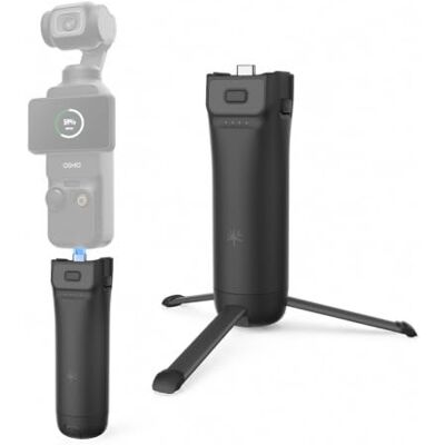 PGYTECH Empuñadura Trípode para dji Osmo Pocket 3/Pocket 4/4 Pro, Negro Capacidad de Batería 4800mAh, Trípode Plegable Integrado, Puerto de Carga Type-C, Rosca 1/4 Inferior, para Xtra Muse PGYTECH Empuñadura Trípode para dji Osmo Pocket 3/Pocket 4/4 Pro, Negro Capacidad de Batería 4800mAh, Trípode Plegable Integrado, Puerto de Carga Type-C, Rosca 1/4 Inferior, para Xtra Muse
