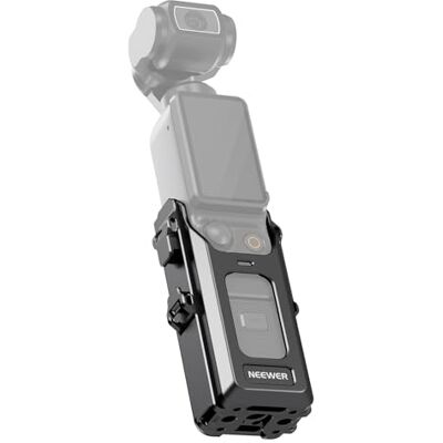 NEEWER Pocket 3 Cage, Video Rig Protector Todo En Uno Aleación Aluminio, Compatible con dji Osmo Pocket 3 y Accesorios Montaje Magnético, Zapata Fría Rosca 1/4", Ranuras Asa Lateral Liberación, AC029 NEEWER Pocket 3 Cage, Video Rig Protector Todo En Uno Aleación Aluminio, Compatible con dji Osmo Pocket 3 y Accesorios Montaje Magnético, Zapata Fría Rosca 1/4", Ranuras Asa Lateral Liberación, AC029