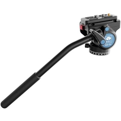 Sirui Fluid Cabeza de vídeo con la Placa de liberación rápida de Carga máxima de 3 kg 360 Grados Arca Suizo Compatible (AM-5V) Sirui Fluid Cabeza de vídeo con la Placa de liberación rápida de Carga máxima de 3 kg 360 Grados Arca Suizo Compatible (AM-5V)