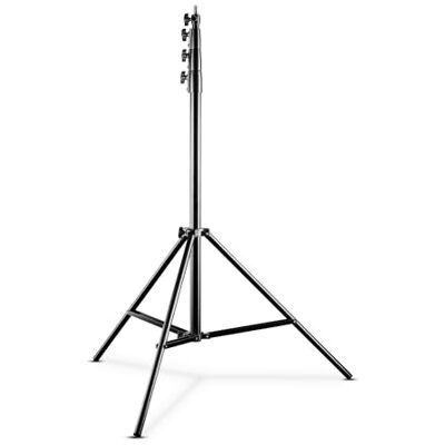 walimex pro AIR 380 Soporte de luz Trípode con suspensión de aire, altura máxima 380 cm, capacidad de carga 15 kg, alto y estable, aluminio, para estudio de fotografía o exterior con bolsa walimex pro AIR 380 Soporte de luz Trípode con suspensión de aire, altura máxima 380 cm, capacidad de carga 15 kg, alto y estable, aluminio, para estudio de fotografía o exterior con bolsa