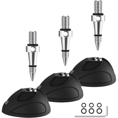 IJSDNVJNDX Almohadilla de Pie Flexible para Trípode Universal 3 Piezas, Almohadilla Repuesto Antideslizante para Trípode y Monópode con Tornillo de 3/8 de Pulgada para una Estabilidad IJSDNVJNDX Almohadilla de Pie Flexible para Trípode Universal 3 Piezas, Almohadilla Repuesto Antideslizante para Trípode y Monópode con Tornillo de 3/8 de Pulgada para una Estabilidad