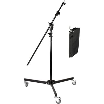 walimex pro Walimex Wheeled Boom Stand Soporte de equipos de iluminación fotográfica walimex pro Walimex Wheeled Boom Stand Soporte de equipos de iluminación fotográfica