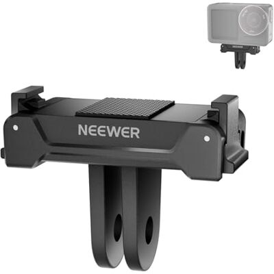 NEEWER Adaptador Montaje Magnético Compatible con dji Osmo Action 5 Pro 4 3, Base Montaje Liberación Rápida con Conector de Dos Clavijas para Trípodes Palos Selfie Accesorios Vlog, GP-73 NEEWER Adaptador Montaje Magnético Compatible con dji Osmo Action 5 Pro 4 3, Base Montaje Liberación Rápida con Conector de Dos Clavijas para Trípodes Palos Selfie Accesorios Vlog, GP-73
