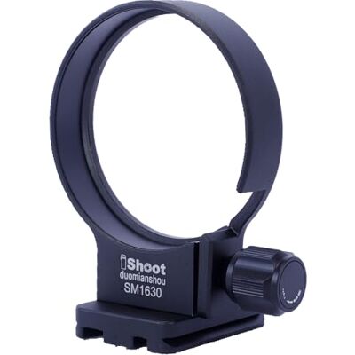 iShoot Anillo de montaje de trípode para collar de lente compatible con Sigma 16-300 mm F3.5-6.7 DC OS (E/X/L/RF), soporte de soporte de lente inferior es placa de liberación rápida Arca-Swiss Fit iShoot Anillo de montaje de trípode para collar de lente compatible con Sigma 16-300 mm F3.5-6.7 DC OS (E/X/L/RF), soporte de soporte de lente inferior es placa de liberación rápida Arca-Swiss Fit