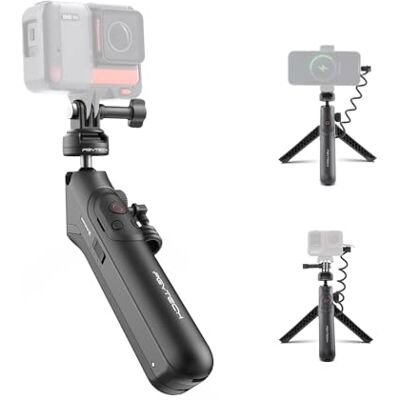 PGYTECH CapLock MantisPod Power, Empuñadura Batería para Insta360 5000mAh Power Stick y Trípode de Carga Vlog con Adaptador 1/4, Cuatro Modos Principales de Grabación, Sistema de Liberación Rápida PGYTECH CapLock MantisPod Power, Empuñadura Batería para Insta360 5000mAh Power Stick y Trípode de Carga Vlog con Adaptador 1/4, Cuatro Modos Principales de Grabación, Sistema de Liberación Rápida