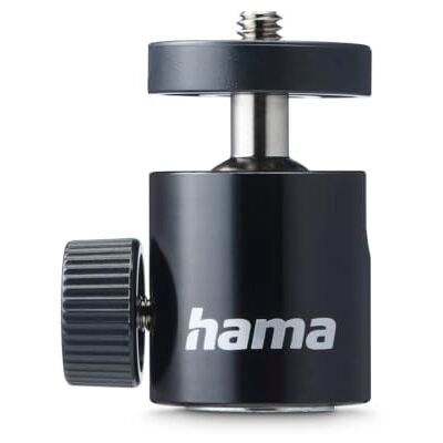 Hama Cabezal de Bola para trípode, 50 mm de Altura, para Rosca de 1/4", diámetro Formato horizontal y vertical Hama Cabezal de Bola para trípode, 50 mm de Altura, para Rosca de 1/4", diámetro Formato horizontal y vertical