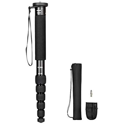 koolehaoda Monopod de 6 Secciones, Compacto, portátil, para fotografía, Unipod Stick de aleación de Aluminio, Carga máxima de 10 kg, el tamaño Plegable es de Solo 38 cm (Negro) koolehaoda Monopod de 6 Secciones, Compacto, portátil, para fotografía, Unipod Stick de aleación de Aluminio, Carga máxima de 10 kg, el tamaño Plegable es de Solo 38 cm (Negro)
