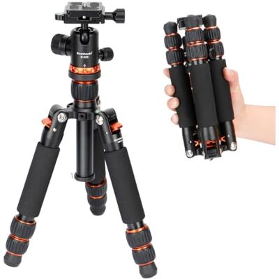 koolehaoda Mini trípode de cámara 63,5 cm Trípode de Mesa Compacto de Aluminio Trípode de Viaje portátil con rótula de Bola de 360° para cámara DSLR Videocámara, Carga hasta 10 kg (Naranja) koolehaoda Mini trípode de cámara 63,5 cm Trípode de Mesa Compacto de Aluminio Trípode de Viaje portátil con rótula de Bola de 360° para cámara DSLR Videocámara, Carga hasta 10 kg (Naranja)