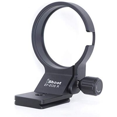 iShoot Anillo de Montaje en Trípode Collar de Lente Compatible con Canon Mount Adapter EF-EOS R 2971C002, Soporte de Lente Parte Inferior es Arca-Swiss Fit Cámara Placa de Liberación Rápida iShoot Anillo de Montaje en Trípode Collar de Lente Compatible con Canon Mount Adapter EF-EOS R 2971C002, Soporte de Lente Parte Inferior es Arca-Swiss Fit Cámara Placa de Liberación Rápida