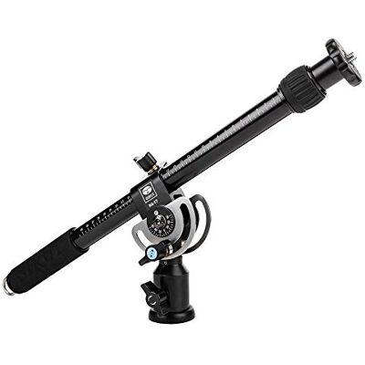 Sirui ha de 77 telescópico de Longitud de Brazo (Horizont Alarma 77 cm con Gancho De Carga, soporta hasta 5 kg), Color Negro Sirui ha de 77 telescópico de Longitud de Brazo (Horizont Alarma 77 cm con Gancho De Carga, soporta hasta 5 kg), Color Negro